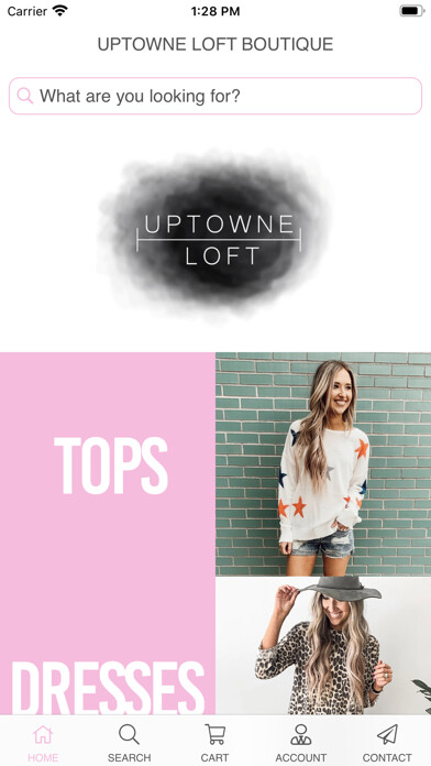 Emulate iPhone app Uptowne Loft Boutique using MyAndroid Emulate iPhone app Uptowne Loft Boutique using MyAndroid