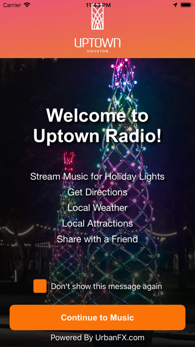 Emulate iPhone app Uptown Radio using MyAndroid