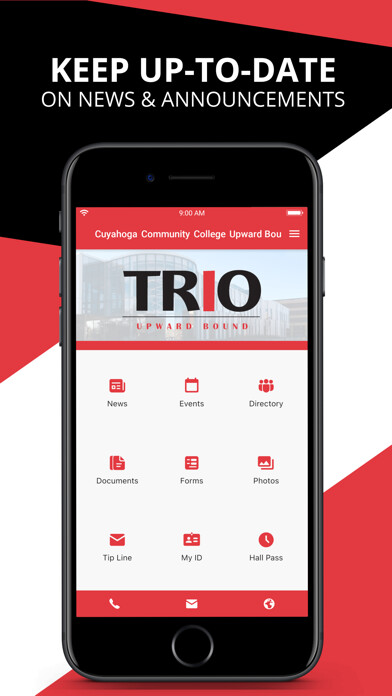 Emulate iPhone app Upward Bound Tri-C using MyAndroid Emulate iPhone app Upward Bound Tri-C using MyAndroid