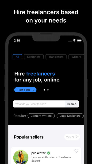 Emulate iPhone app UPYO: Hire Freelancer using MyAndroid Emulate iPhone app UPYO: Hire Freelancer using MyAndroid