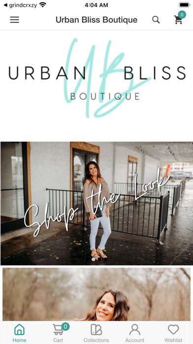 Emulate iPhone app Urban Bliss Boutique using MyAndroid Emulate iPhone app Urban Bliss Boutique using MyAndroid