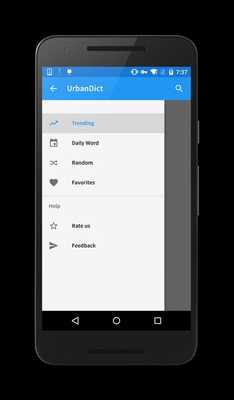 Emulate Android APK Urban Dictionary (Material)