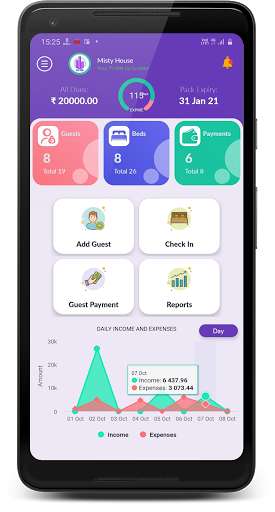 Run android online APK Urban Hostel - PG Management from MyAndroid or emulate Urban Hostel - PG Management using MyAndroid