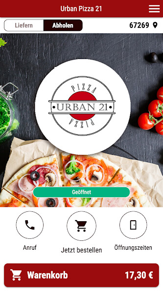 Run android online APK Urban Pizza 21 from MyAndroid or emulate Urban Pizza 21 using MyAndroid