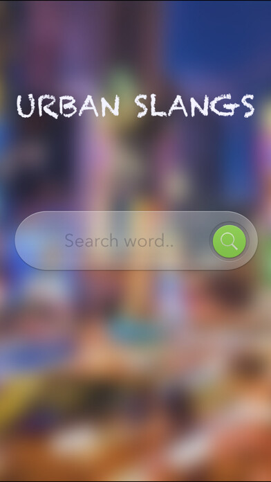 Emulate iPhone app Urban Slangs using MyAndroid Emulate iPhone app Urban Slangs using MyAndroid