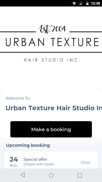 Run android online APK Urban Texture Hair Studio Inc. from MyAndroid or emulate Urban Texture Hair Studio Inc. using MyAndroid