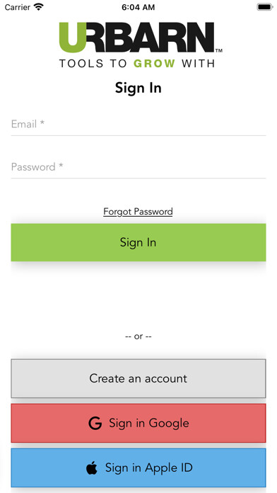 Emulate iPhone app URBARN using MyAndroid
