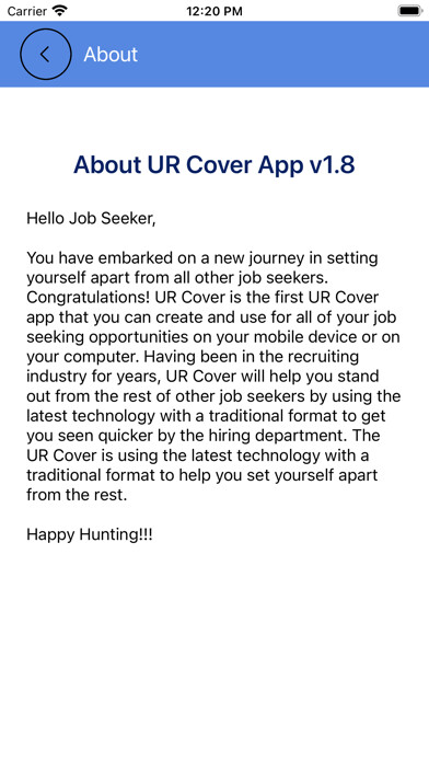 Emulate iPhone app UR Cover using MyAndroid