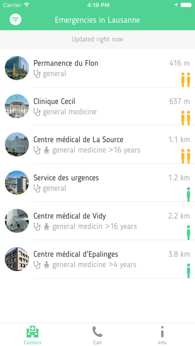 Emulate iPhone app Urgences Vaud using MyAndroid Emulate iPhone app Urgences Vaud using MyAndroid