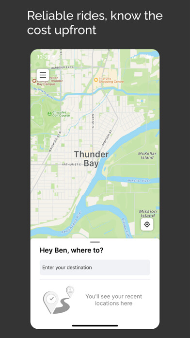 Emulate iPhone app Uride Passenger using MyAndroid