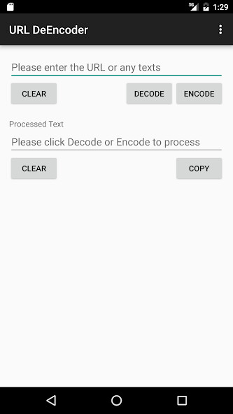 Run android online APK URL DeEncoder (Paid) from MyAndroid or emulate URL DeEncoder (Paid) using MyAndroid