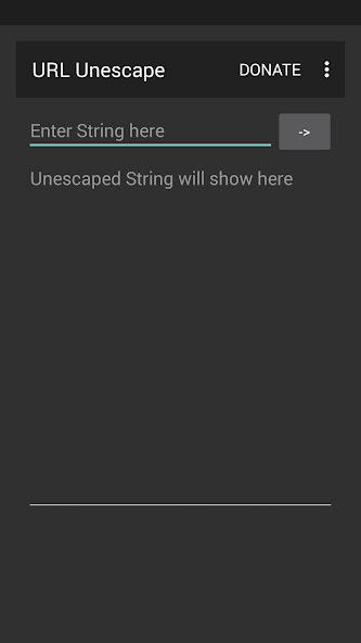 Emulate Android APK URL Unescape