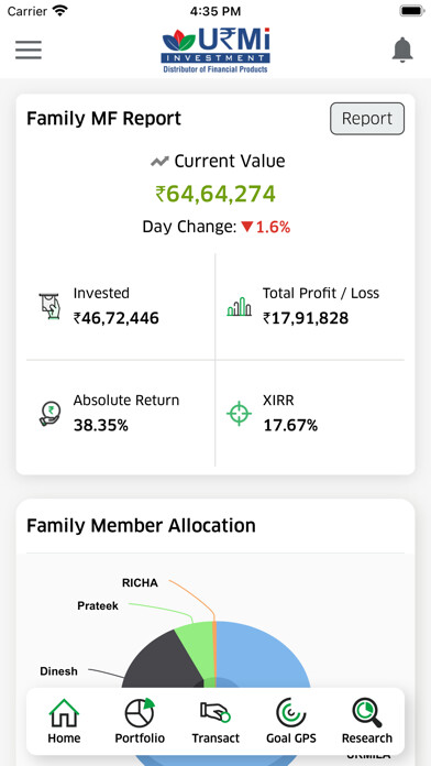 Emulate iPhone app Urmi Investment using MyAndroid Emulate iPhone app Urmi Investment using MyAndroid
