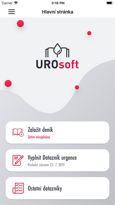 Emulate iPhone app UROsoft – nejen mikční deník using MyAndroid Emulate iPhone app UROsoft – nejen mikční deník using MyAndroid