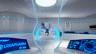 Emulate iPhone app Ursapharm VR-Experience using MyAndroid