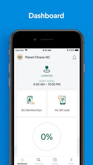 Emulate iPhone app Urth Fitness using MyAndroid