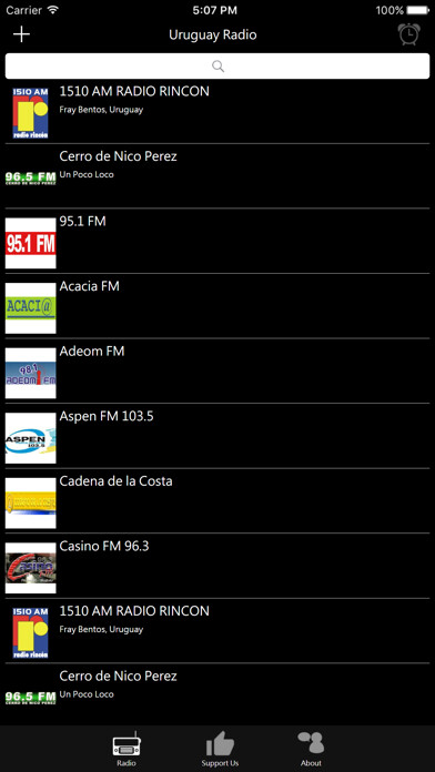 Emulate iPhone app Uruguayan Radio using MyAndroid
