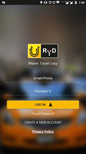 Emulate Android APK U-RYD Partner Emulate Android APK U-RYD Partner