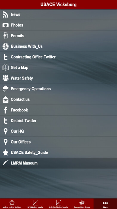 Emulate iPhone app USACE Vicksburg using MyAndroid Emulate iPhone app USACE Vicksburg using MyAndroid