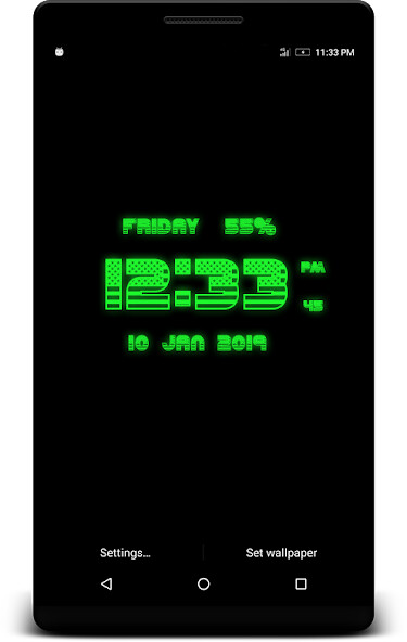 Run android online APK USA Digital Clock Live Wp from MyAndroid or emulate USA Digital Clock Live Wp using MyAndroid