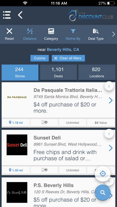 Emulate iPhone app USA Discount Club using MyAndroid Emulate iPhone app USA Discount Club using MyAndroid