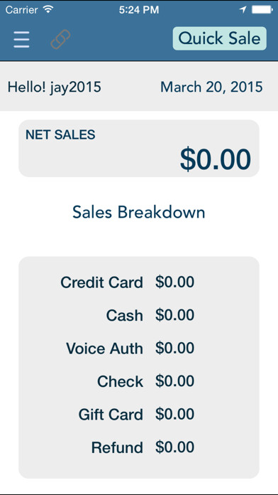 Emulate iPhone app USAePay RetailPOS using MyAndroid
