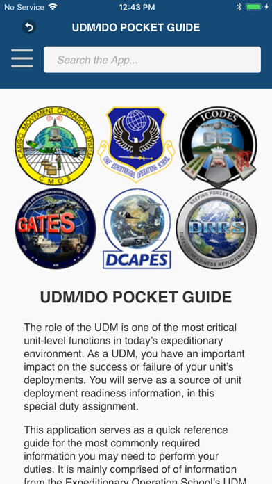 Emulate iPhone app USAF EOS UDM/IDO Pocket Guide using MyAndroid Emulate iPhone app USAF EOS UDM/IDO Pocket Guide using MyAndroid