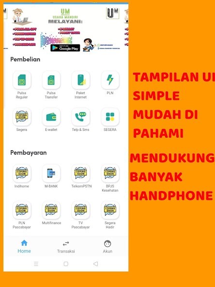 Run android online APK Usaha Mandiri -Agen Pulsa PPOB from MyAndroid or emulate Usaha Mandiri -Agen Pulsa PPOB using MyAndroid Run android online APK Usaha Mandiri -Agen Pulsa PPOB from MyAndroid or emulate Usaha Mandiri -Agen Pulsa PPOB using MyAndroid