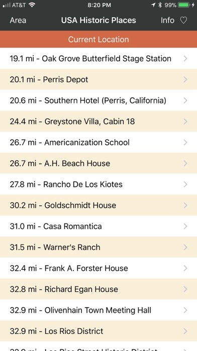 Emulate iPhone app USA Historic Places using MyAndroid Emulate iPhone app USA Historic Places using MyAndroid