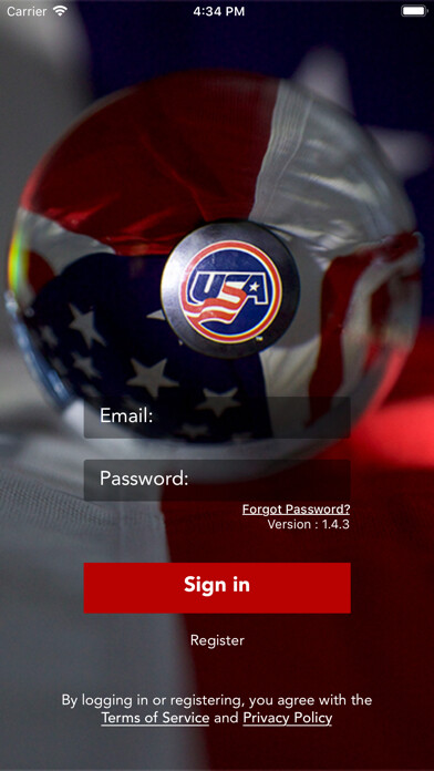 Emulate iPhone app USA Hockey Events using MyAndroid