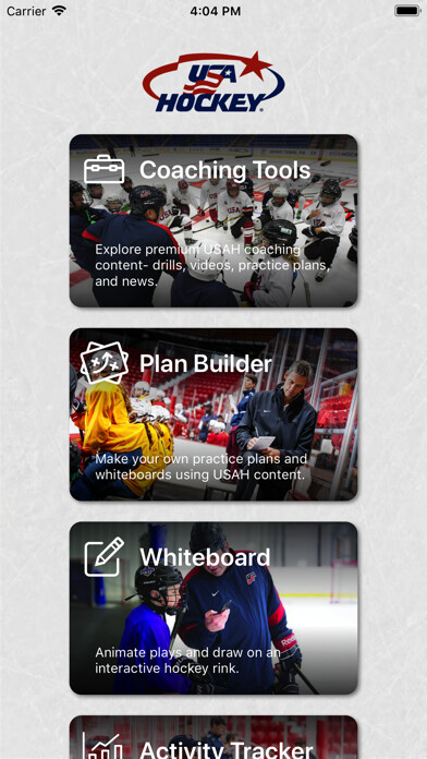 Emulate iPhone app USA Hockey Mobile Coach using MyAndroid