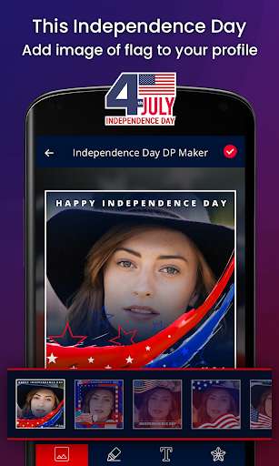 Run android online APK USA Independence Day Photo Frame - 4th July from MyAndroid or emulate USA Independence Day Photo Frame - 4th July using MyAndroid