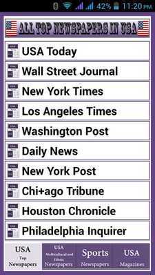 Emulate Android APK USA Newspapers Top Magazines Emulate Android APK USA Newspapers Top Magazines