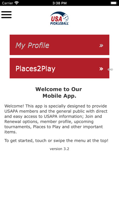 Emulate iPhone app USA Pickleball Association using MyAndroid Emulate iPhone app USA Pickleball Association using MyAndroid