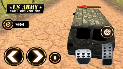 Emulate iPhone app US Army Cargo Driver 3D using MyAndroid
