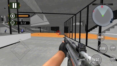 Emulate iPhone app US Army Secret Agent FPS using MyAndroid