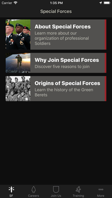 Emulate iPhone app U.S. Army Special Forces using MyAndroid Emulate iPhone app U.S. Army Special Forces using MyAndroid