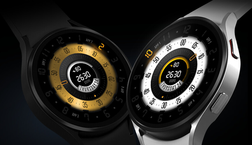 Run android online APK UsA Round Watch Face - USA120 from MyAndroid or emulate UsA Round Watch Face - USA120 using MyAndroid