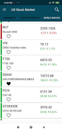Run android online APK USA Stock Market from MyAndroid or emulate USA Stock Market using MyAndroid