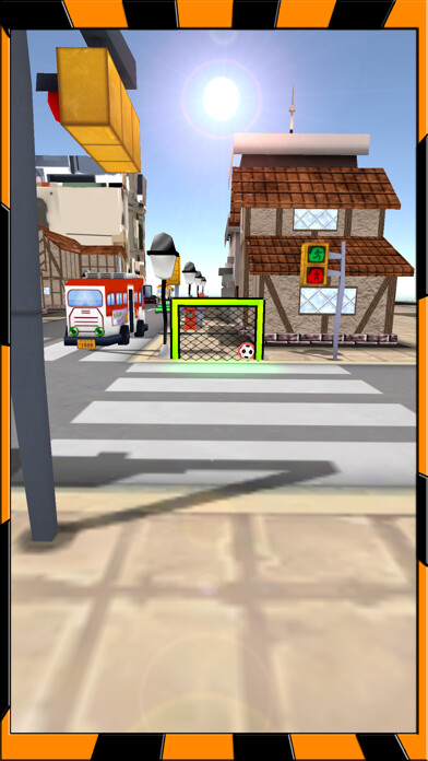 Emulate iPhone app USA Street Football Shooting – Soccer Kickoff game using MyAndroid