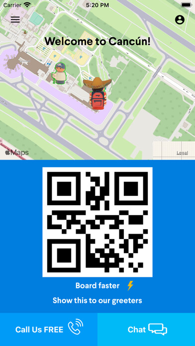 Emulate iPhone app USA Transfers Clients using MyAndroid