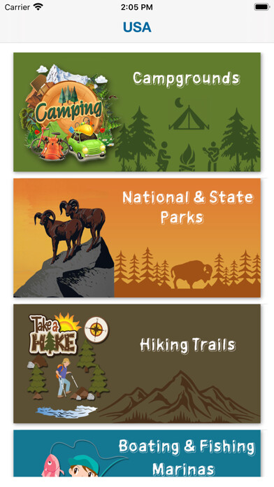 Emulate iPhone app USA Travel Adventures using MyAndroid Emulate iPhone app USA Travel Adventures using MyAndroid