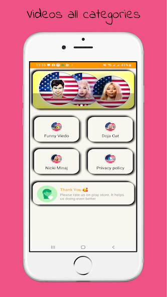 Run android online APK USA Video - Song  Movies from MyAndroid or emulate USA Video - Song  Movies using MyAndroid