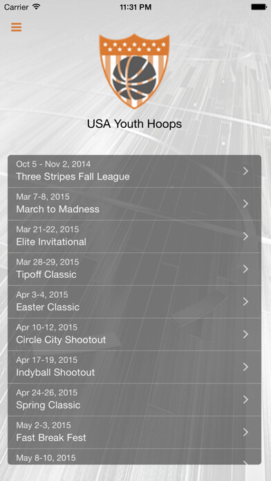 Emulate iPhone app USA Youth Hoops using MyAndroid Emulate iPhone app USA Youth Hoops using MyAndroid
