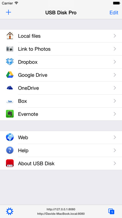 Emulate iPhone app USB Disk Pro for iPhone using MyAndroid Emulate iPhone app USB Disk Pro for iPhone using MyAndroid