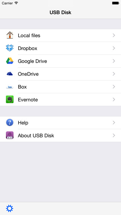 Emulate iPhone app USB Disk using MyAndroid