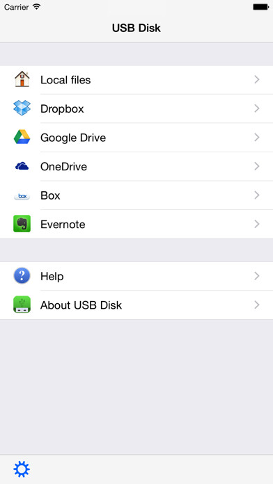 Emulate iPhone app USB Disk SE - File Manager using MyAndroid Emulate iPhone app USB Disk SE - File Manager using MyAndroid