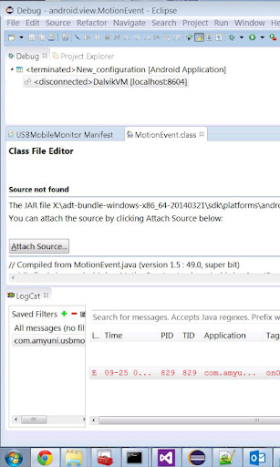 Run android online APK USB Mobile Monitor from MyAndroid or emulate USB Mobile Monitor using MyAndroid