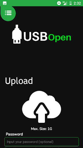 Run android online APK USB Open from MyAndroid or emulate USB Open using MyAndroid