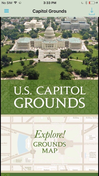 Emulate iPhone app U.S. Capitol Grounds using MyAndroid Emulate iPhone app U.S. Capitol Grounds using MyAndroid